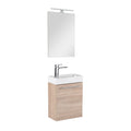 Leziter Set mobilier baie Fantastic Melanie cu oglinda, stejar sonoma