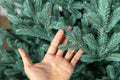 Brad artificial Christmas Deluxe by Sersimo, Viena Select argintiu, integral 3D, 230cm
