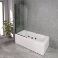 Leziter Paravan de baie Eva 70x140 cm Negru