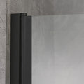 Leziter Paravan de baie Eva 70x140 cm Negru