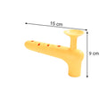 Leziter Doorstop pentru mânerul ușii galben