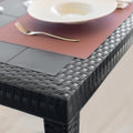 Leziter Set mobilier de grădină Hellma 6+1, grafit