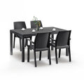 Leziter Set mobilier de grădină Corri 4+1, grafit