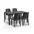 Leziter Set mobilier de grădină Corri 4+1, grafit