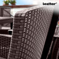 Leziter Fotoliu Lima din ratan artificial, cappuccino