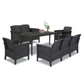 Leziter Set de mobilier de grădină Venus III Large cu 7 locuri, grafit