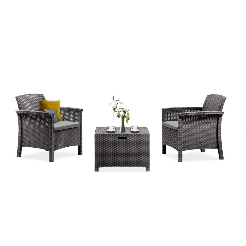 Leziter Venus Balcony set mobilier de grădină grafit