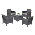 Leziter Set de mobilier de grădină Venus Quadro grafit