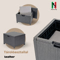 Leziter Venus Balcony set mobilier de grădină grafit