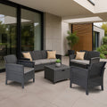 Leziter Venus Large V 7 locuri set de mobilier de grădină grafit