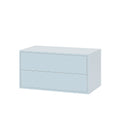Leziter Boxie 2 sertare dulap de perete 40x80x37 cm albastru