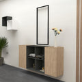 Leziter Boxie dulap de perete deschis 80x80x37 cm antracit