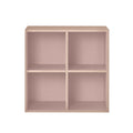 Leziter Boxie dulap de perete deschis 80x80x37 cm roz