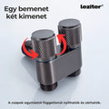 Leziter Azure Robinet de duș pentru bidet negru