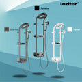 Leziter Set de duș digital Tropic cu baterie termostatică, alb