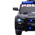 Leziter Mașină de poliție electrică Dodge neagră