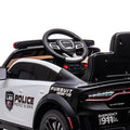 Leziter Mașină de poliție electrică Dodge neagră