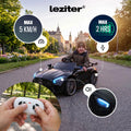 Leziter Mașină electrică AMG Mercedes-Benz neagră