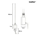 Leziter Încălzitor cu cartuș Wifi pentru uscător de prosoape cu termostat digital 800W alb