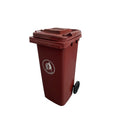 Leziter Container deșeuri 120L maro