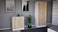 Leziter Dulap Miami 80x205 cm stejar sonoma-alb