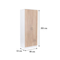 Leziter Dulap Miami 80x205 cm stejar sonoma-alb