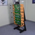 Leziter Masă de joc 4 în 1 pentru foosball, ping-pong, biliard și curling bowling