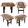 Leziter Masă de joc 4 în 1 pentru foosball, ping-pong, biliard și air hockey