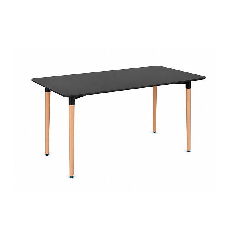 Leziter Verona 120 cm pătrat masa de luat masa negru