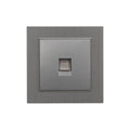 Leziter Priză Nova UTP RJ-45 cu cadru gri