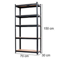 Leziter Raft rezistent 150x70x30 cm 150 kg negru