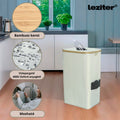 Leziter Colector selectiv de sticle 100l alb