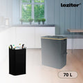 Leziter Sac de colectare selectivă a sticlelor 70l