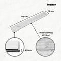 Leziter Pardoseală laminată din vinil SPC Leziter Kalahari Oak