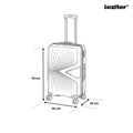 Leziter Set de valize cu roți TraveLux Endure, albastru