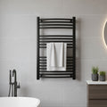 Leziter Radiator curbat pentru uscător de prosoape 1000x500 mm negru