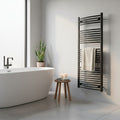 Leziter Radiator curbat pentru uscător de prosoape 1400x600 mm negru