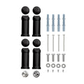 Leziter Radiator curbat pentru uscător de prosoape 1400x600 mm negru