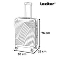 Leziter Set de valize cu roți TraveLux Urban XI, negru