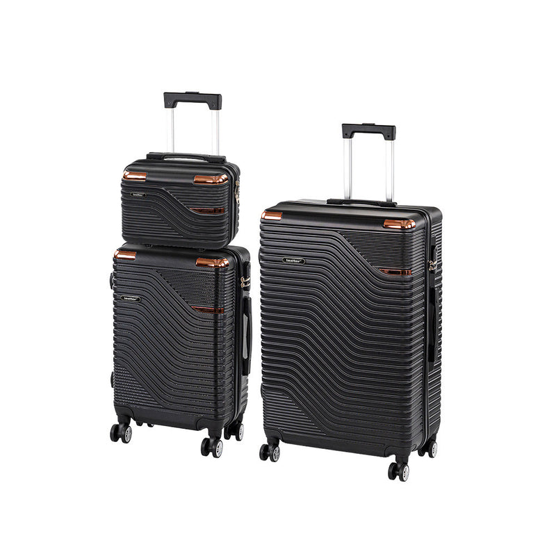 Leziter Set de valize cu roți TraveLux Urban XVI, negru