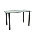 Leziter Set de masă Mezza 4+1 alb-negru