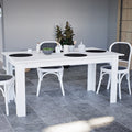 Leziter Masă de dining Yorki Standard 160x90 cm albă