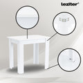 Leziter Set de masă Amina 4+1 gri-alb