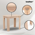 Leziter Set de masă Amina 4+1 alb-stejar Sonoma