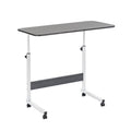 Leziter Masă pentru laptop cu înălțime reglabilă 80x40 cm negru