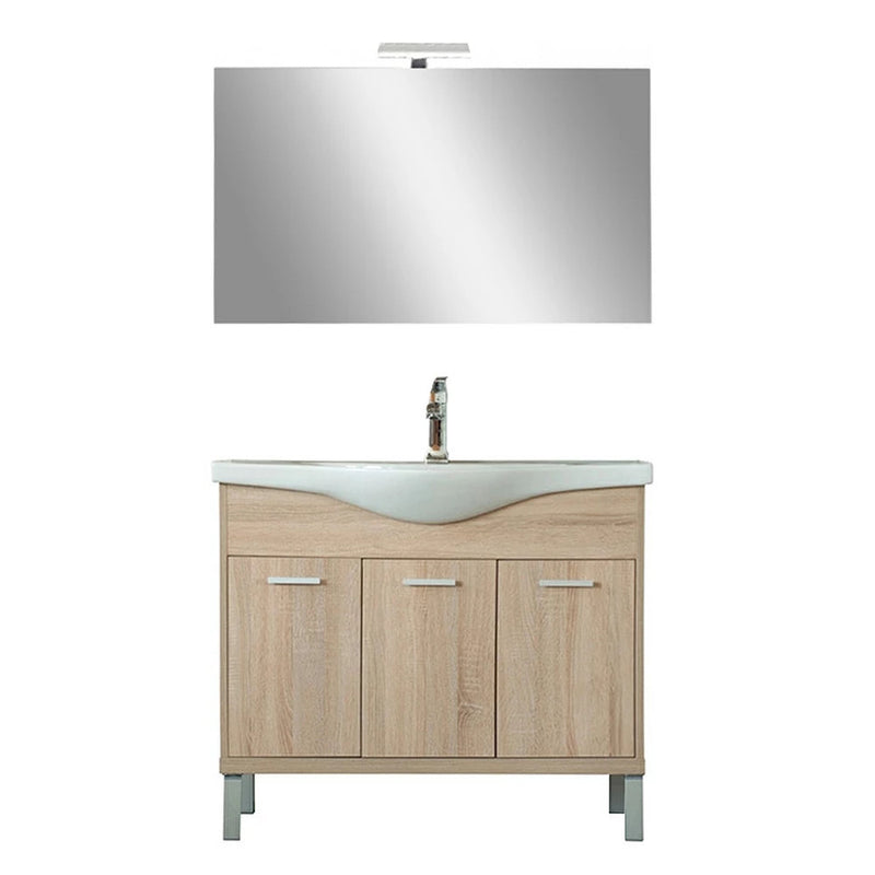 Leziter Set mobilier baie Nerva Prime 105, stejar Sonoma