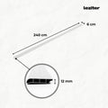 Leziter Cant de podea din vinil SPC stejar Picos 2400x60x12 mm