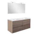 Leziter Set mobilier baie Porto Prime 120, stejar sonoma-ulm rauna
