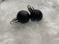 Set globuri de Craciun, 25 bucati, 3 modele, 2,5cm si 4cm, negru
