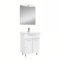 Leziter Set mobilier baie Ruben Prime 65, Alb